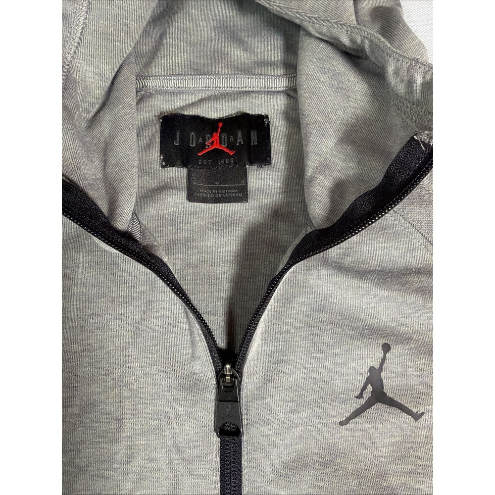 Nike Air Jordan Sport 1/2 Half Zip Hoodie Gray DV1245-091 Men's Large - Picture 11 of 16